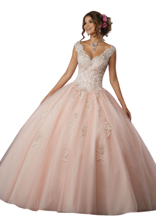 Pink ball gown