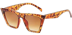 Amazon.com: EASYHAUTE Cat Eye Sunglasses for Women, Premium Retro Sun Glasses Fashion Style with UV400 Protection, Trendy Frame (Black/Tortoise) : Sports & Outdoors