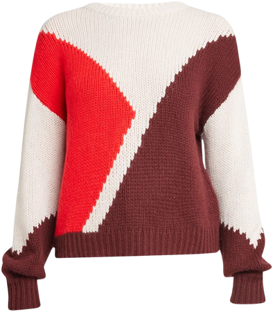 Elie Tahari The Jackie Cashmere Colorblock Sweater | Neiman Marcus