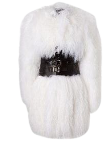 Phillip Plein faux fur coats black white (2)