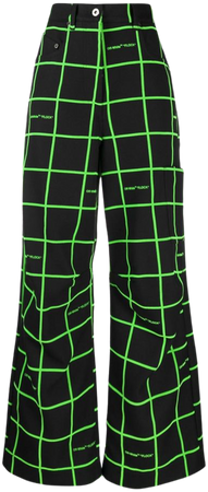 black green pants