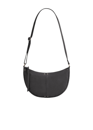 Leather cross body bag - Women | Mango USA