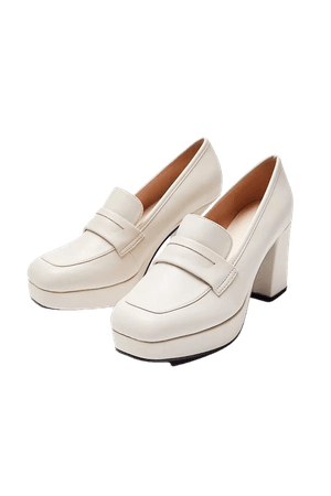 UO Femme Heeled Loafer | Urban Outfitters
