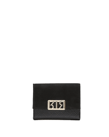 Black RI monogram purse | River Island