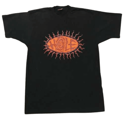 Genuine raRe promo vintage Hole T shirt early 90s Grunge Courtney Love Riot Grrl | eBay