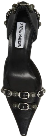 DALI Black Studded Point Toe Pump | Women's Heels – Steve Madden