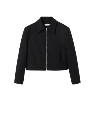 Cropped wool jacket - Women | Mango USA
