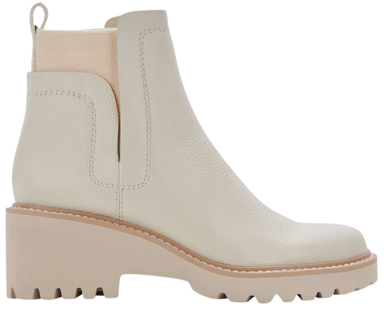 HUEY H2O BOOTS OFF WHITE LEATHER – Dolce Vita