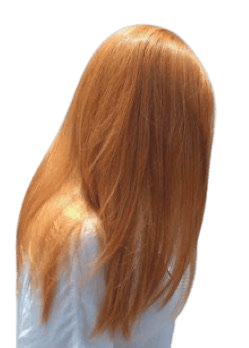long straight ginger hair redhead