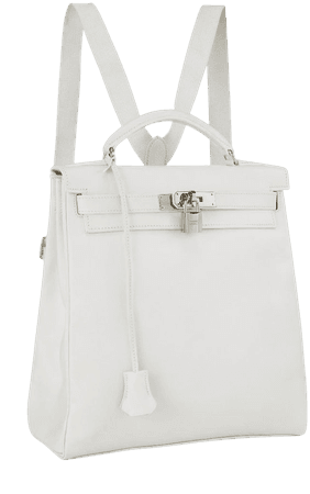 white purse