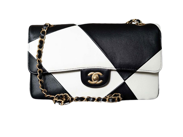 Chanel black and White purse