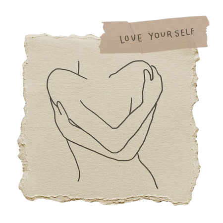 Love yourself png sticker, craft | Premium PNG - rawpixel