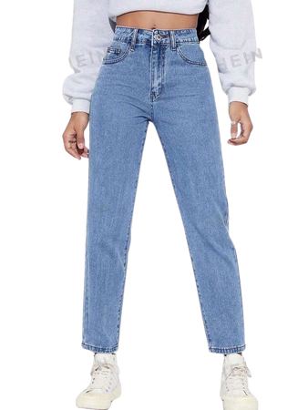 High Waist Mom Fit Jeans | SHEIN