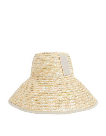 ASOS DESIGN tall crown straw hat with light band in natural | ASOS