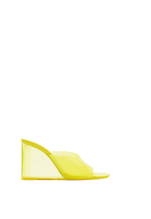 Methacrylate wedge sandals - Shoes - Woman | Bershka