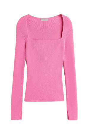 Square-neck Top - Pink - Ladies | H&M US