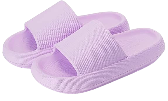 Amazon.com | Joomra Womens Pillow Slippers Massage Foam Cloud Cushion EVA Bathroom Sandals Open Toe Pool Beach Ladies Summer Outdoor Non Slip Soft Slipers Thick Sole Female Slides Sandles Black 37-38 | Slides