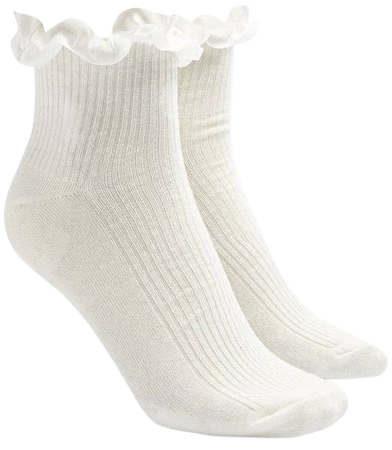 white ankle socks