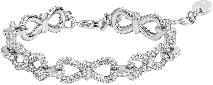 Mach & Mach Crystal Pavé Bow Link Bracelet | Nordstrom