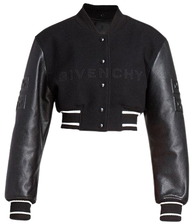 Shop Givenchy Cropped Varsity Jacket | Saks Fifth Avenue