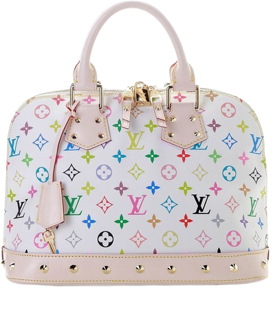 louis vuitton rainbow white purse - Google Search
