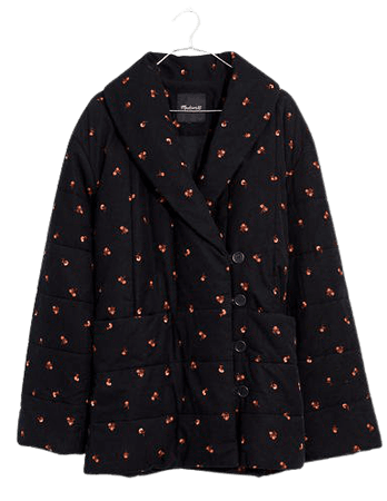 Corduroy Dumont Quilted Jacket in Amie Floral