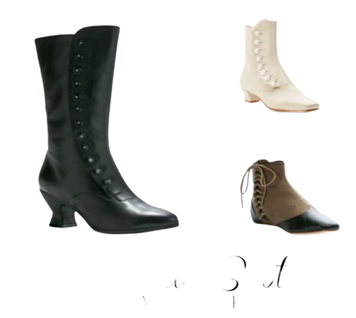 Victorian Boots & Shoes - Granny Boots & Shoes