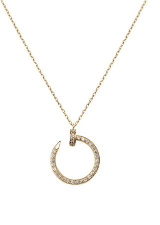 CARTIER - Juste un Clou 18ct yellow-gold and diamond necklace | Selfridges.com