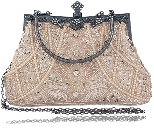 Bagood Women's Vintage Style Beaded And Sequined Evening Bag Wedding Party Handbag Clutch Purse: Handbags: Amazon.com