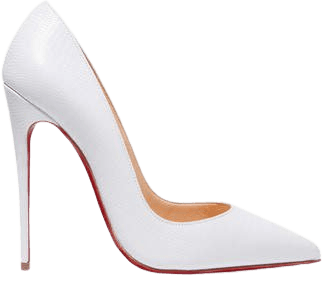 So Kate 120 Lizard-effect Leather Pumps - White