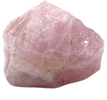 Pierre brute bloc de quartz rose