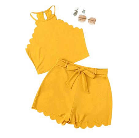 Amazon.com: Women Rompers Two Piece Spaghetti Strap Stripe Crop Cami Top with Shorts Outfits Beach Jumpsuit for Teen Girls: Clothing