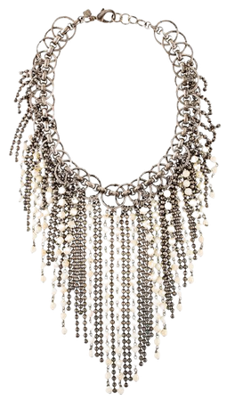 Dannijo Beaded Fringe Necklace - Necklaces - W1J22123 | The RealReal