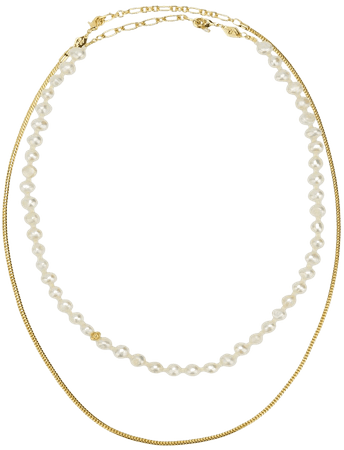 Anni Lu Stellar Pearl Necklace Set - Farfetch