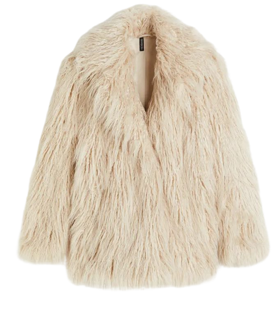 Fluffy Coat - Light beige - Ladies | H&M US