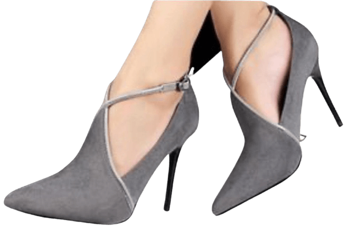 gray heels