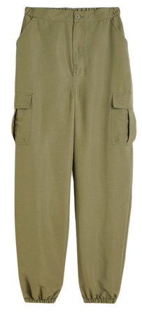 Nylon Cargo Pants - Khaki green - Ladies | H&M US