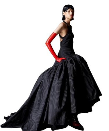 black gowns haute couture dress
