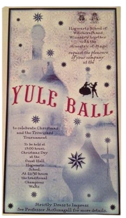 hogwarts yule ball poster