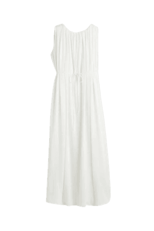 Calf-length Dress - White - Ladies | H&M US