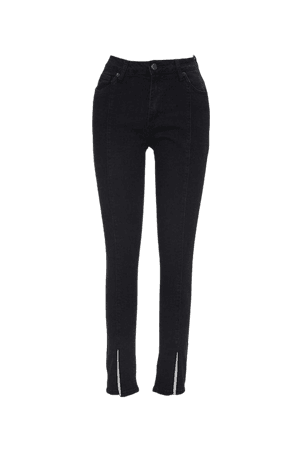 Split-Leg Skinny Jeans | Forever 21