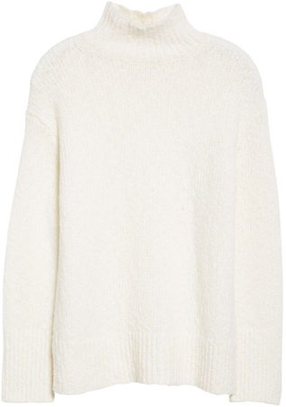 Vince Turtleneck Wool Blend Tunic Sweater | Nordstrom