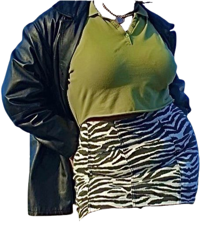 Plus Size Model Trendy Outfit