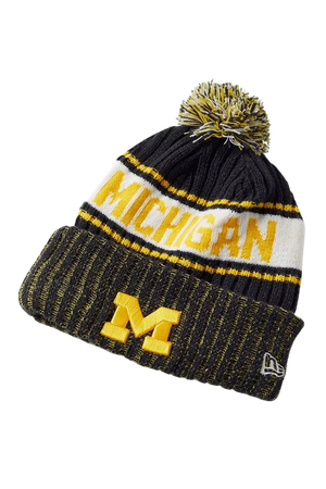 New Era College Pompom Beanie | Urban Outfitters