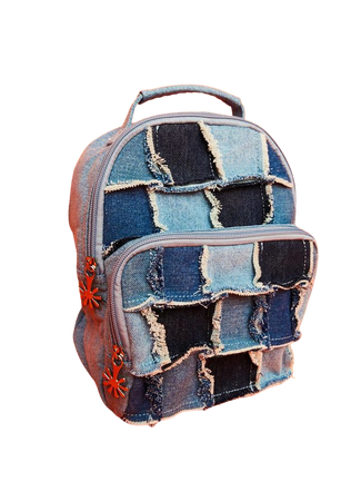 Delias Groovy Patchwork Denim Mini Backpack - Blue | Dolls Kill