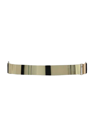 MISSKrisp Flat Metallic Gold Elastic Belt - ACCESSORIES from Krisp Clothing UK