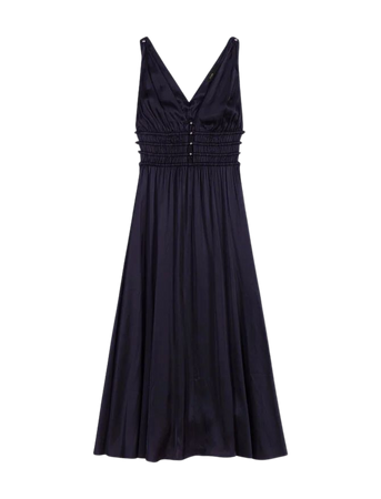 224RYALANA Cutaway maxi dress - Dresses - Maje.com