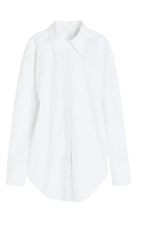 Tie-detail Shirt - White - Ladies | H&M US