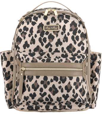 Itzy Ritzy Leopard Mini Diaper Bag Backpack