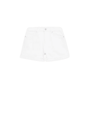 Mom-fit denim shorts - Women | Mango USA